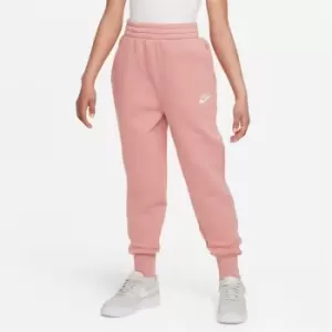 image of Nike Girls Fundamentals Fleece Jogging Bottoms - Red