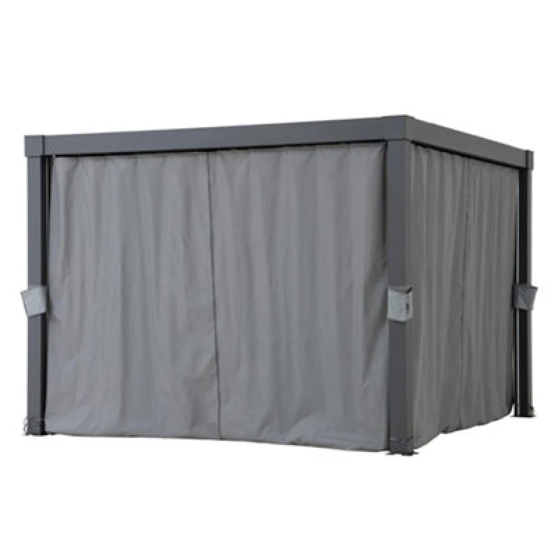 Image of Sunjoy Replacement Curtain For Louvered Pergola 3M X 3M