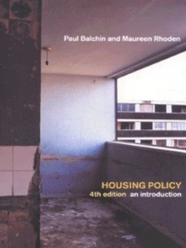 Image of Housing Policy by Paul Balchin Paperback