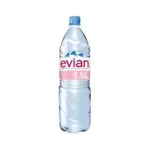 image of Evian Natural Mineral Water Still Bottle Plastic 1.5 Litre