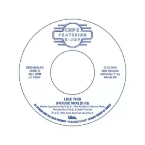 Image of Like This House Mix & DDD Dub by Chip E & K-Joy Vinyl Album