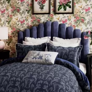 Image of Sanderson Voyaging Koi Kingsize Duvet Cover Set, Midnight