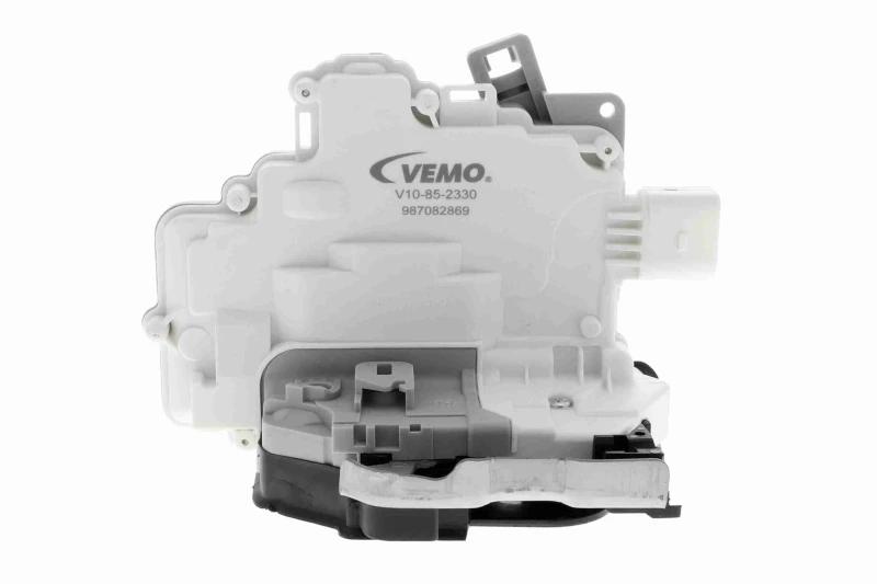 Image of VEMO V10-85-2330 Door Lock Green Mobility Parts with central locking, Right Front Door Lock (1361)