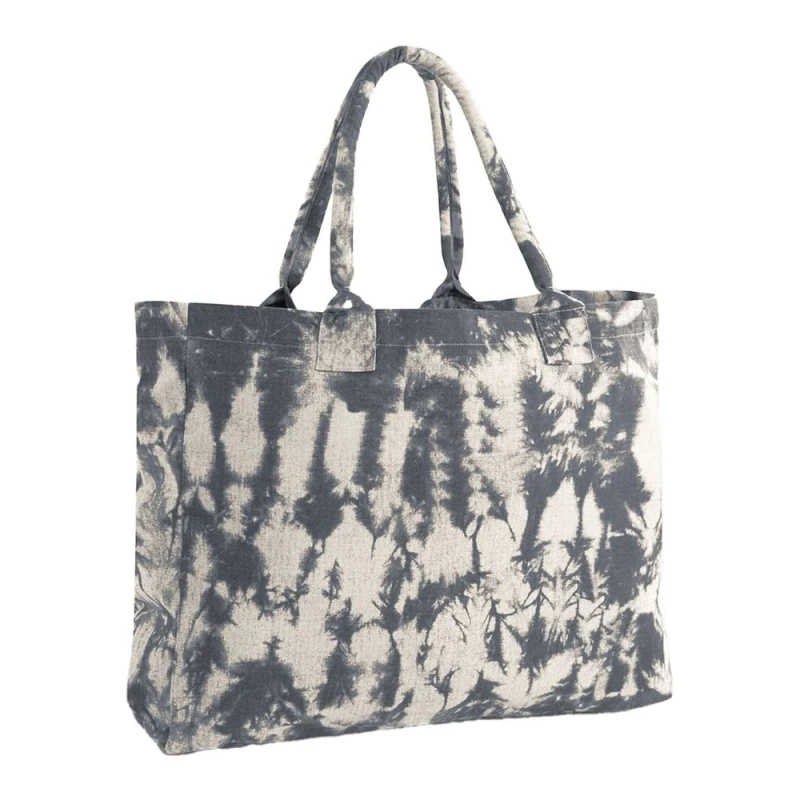 Image of Westford Mill Womens Tie Dye Canvas 23L Tote Bag in Grey Grey Female One Size