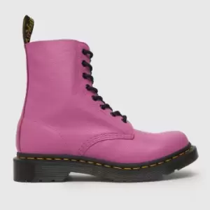 Image of Dr Martens 1460 Pascal 8 Eye Boots In Pink