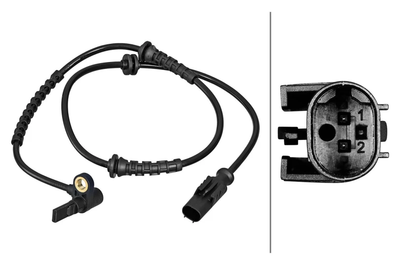 Image of HELLA ABS sensor HELLA 6PU 358 217-241