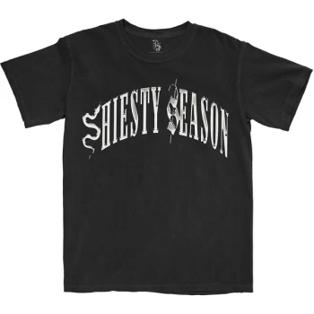Image of Pooh Shiesty - Shiesty Cover Unisex Large T-Shirt - Black