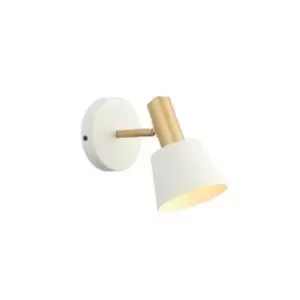 Image of Vyronas Wall Lamp E14 Max 25W Iron White -Gold