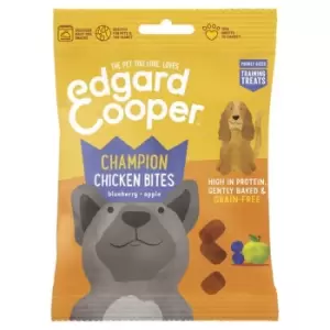 image of Edgard and Cooper Grain Free Chicken Blueberry and Apple Dog Treats 50g