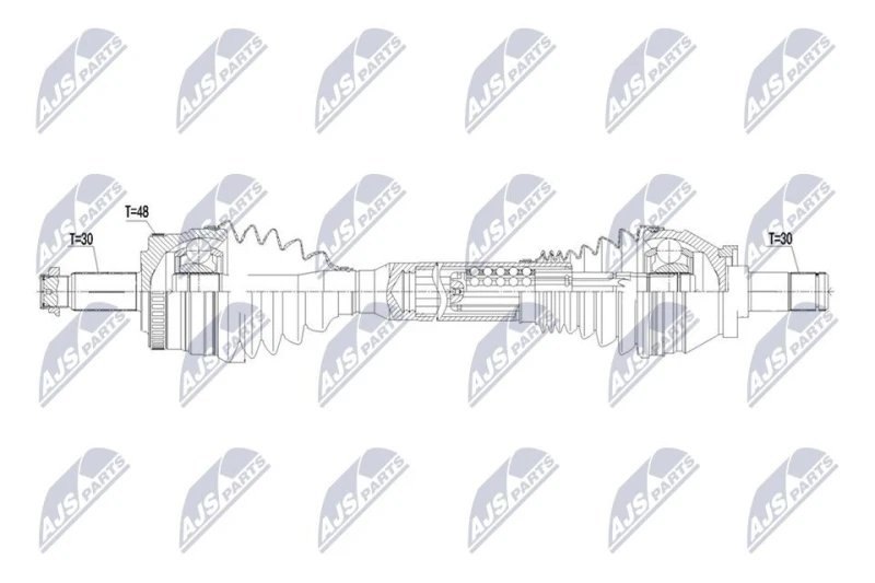 Image of NTY Drive shaft NTY NPW-LR-056