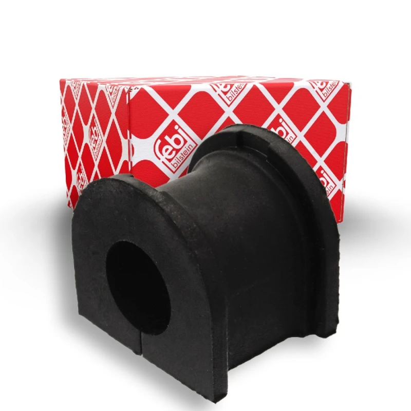 Image of FEBI BILSTEIN 41484 Stabilizer Bushes Front Axle, Rubber Rubber Anti-roll Bar Bush Kit (1334)