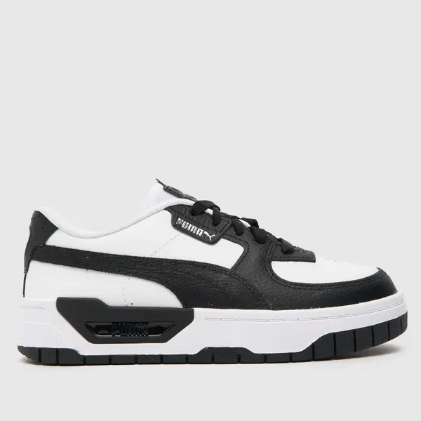 Image of PUMA white & Black cali dream Junior trainers White/Black UK 11 (EU 29)