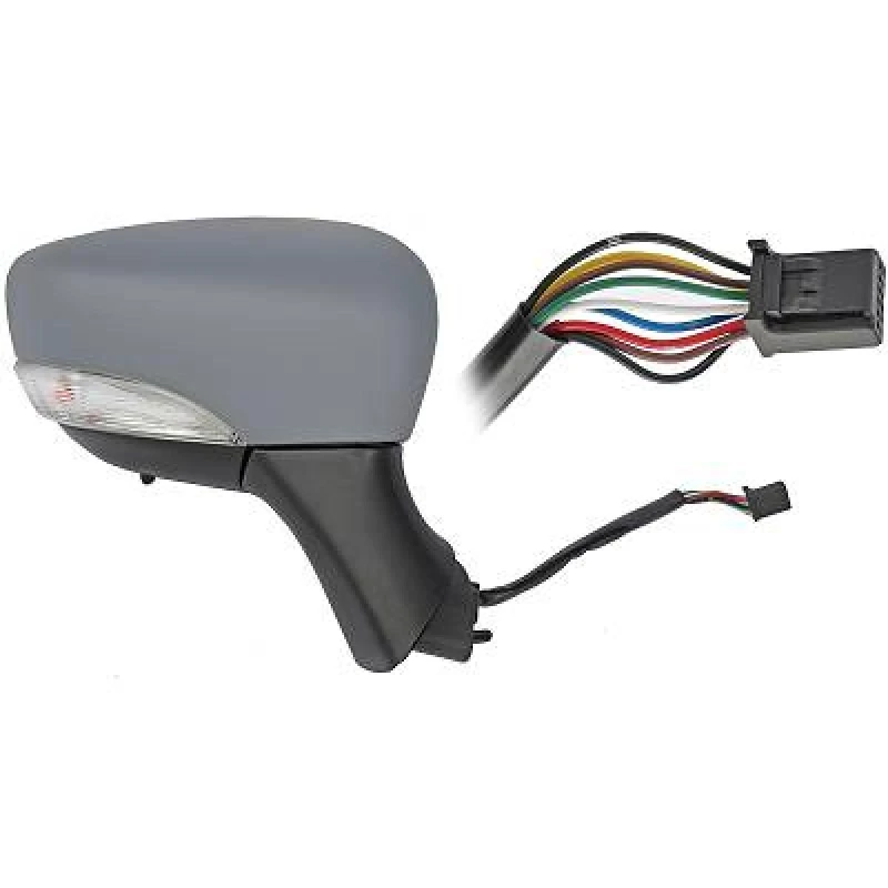 Image of DIEDERICHS 4416224 Wing mirror Right, Complete Mirror, primed Outside Mirror (50)