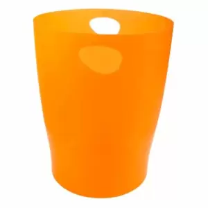Image of Exacompta Ecobin Waste Paper Bin Translucent Pack of 8, Orange