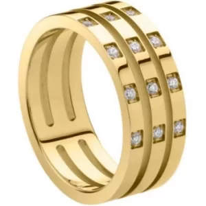 Image of Ladies STORM PVD Gold plated Size L Zella Ring