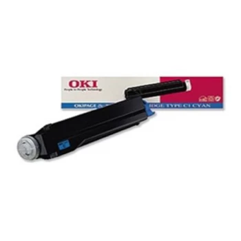 Image of OKI 41012308 Cyan Laser Toner Ink Cartridge