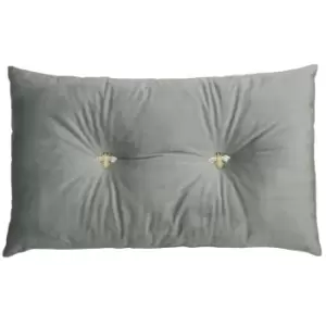 image of Paoletti Bumble Pre-filled Cushion Polyester Silver