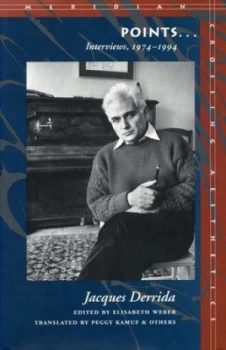 Image of Points-- by Jacques Derrida Paperback