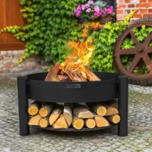 Cook King Montana 80cm Fire Bowl Black