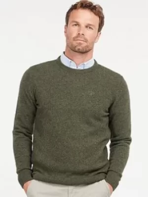 Image of Barbour Tisbury Crew Jumper, Dark Green Size XL Men