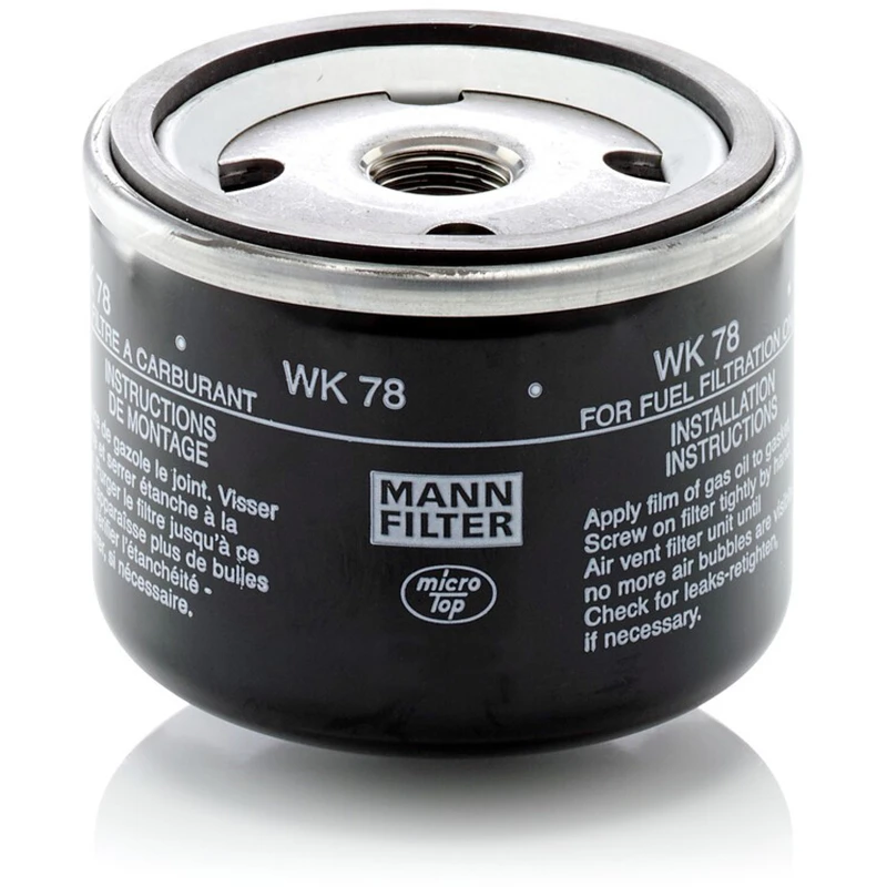 Image of MANN-FILTER WK 78 Fuel Filter Spin-on Filter Fuel filter (9)