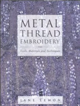 Image of Metal Thread Embroidery by Jane Lemon Hardback