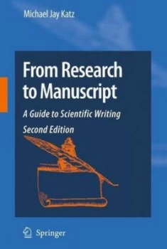 Image of From Research to Manuscript by Michael Jay Katz Book