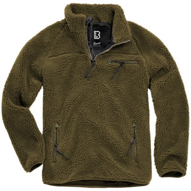 Image of Brandit Fleece Sweatshirt Sweatshirt olive 3XL Men