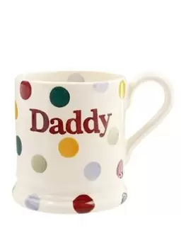 image of Emma Bridgewater Polka Dot Daddy 1/2 Pint Mug