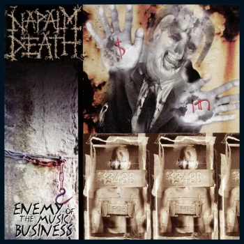 Image of Napalm Death - Enemy Of The Music Business LP (Red)
