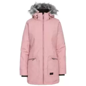 image of Trespass Womens/Ladies Daybyday Waterproof Jacket (S) (Dusty Rose)