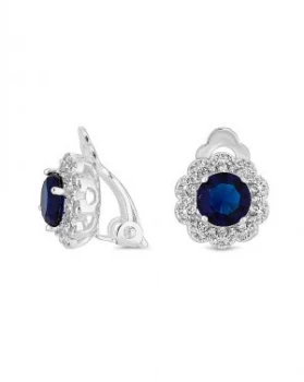 Image of Jon Richard Montana Flower Clip Earring