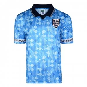 Image of Score Draw England England 1990 Training Jersey Mens - Blue