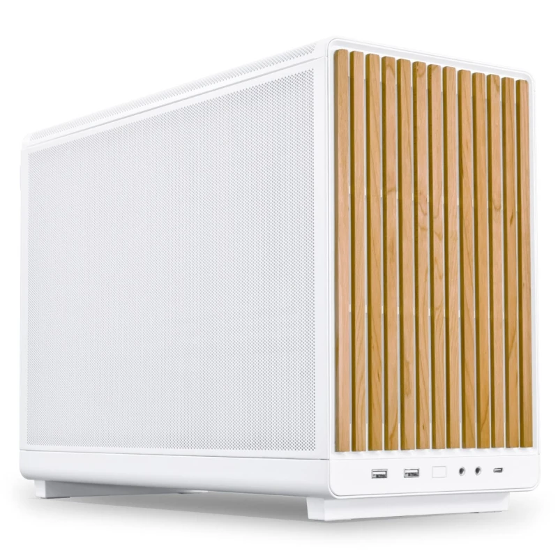 Image of Lian Li x DAN Case A3 mATX MD - Wood Edition - White