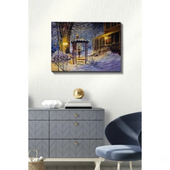 Image of Kanvas Tablo (50 x 70) - 147 Multicolor Decorative Canvas Painting