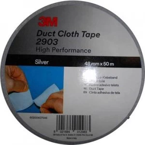 Image of 3M 2903 2903-SR Cloth tape 3M 2903 Silver (L x W) 50 m x 48mm 50 m