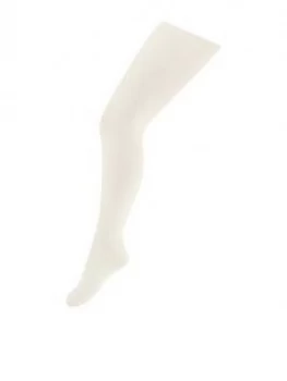 image of Monsoon Girls Frosted Sparkle Tights - Ivory