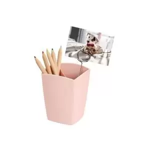 image of CEP Mineral Pencil Cup Pink with 2 Compartments 1005302681 CEP01793