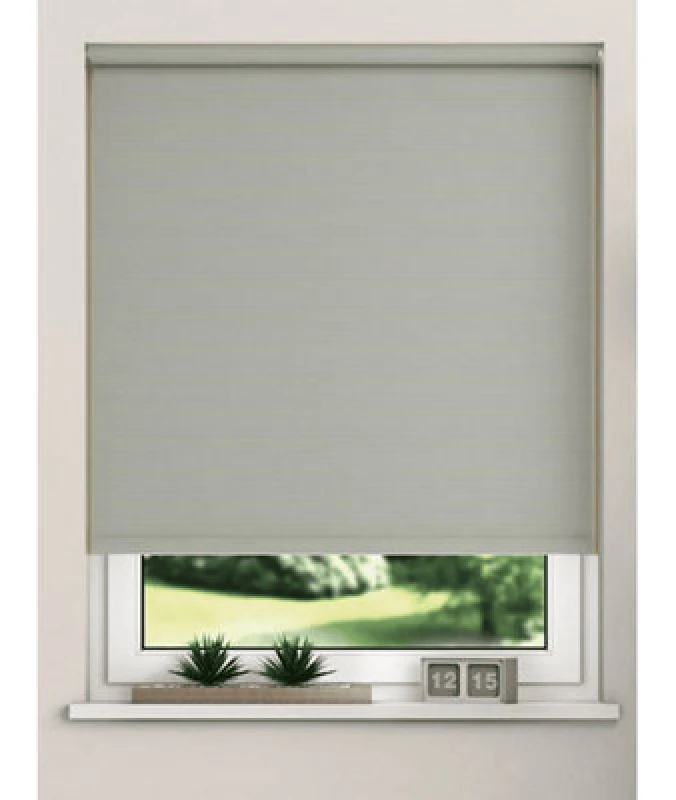 Image of Thermal Blackout Roller Blinds 175Cm Drop X Width 60Cm Light Grey