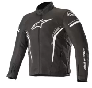 Alpinestars T-SP-1 Waterproof Motorcycle Textile Jacket, black-white, Size S, black-white, Size S