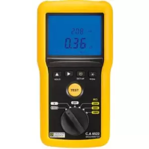 image of Chauvin Arnoux C.A 6522 Insulation tester 250 V, 500 V, 1000 V 40 GΩ