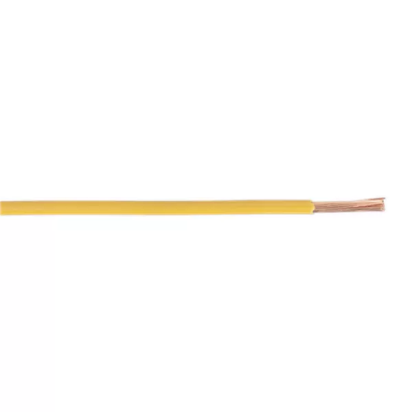 Image of Sealey AC2830YE Automotive Cable Thin Wall Single 2mm² 28/0.30mm 50mtr Yellow