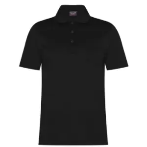 image of Paul And Shark Tonal Polo Shirt - Black