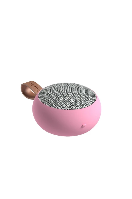 Image of Kreafunk aGO 2 Fabric Bluetooth Speaker - Fresh Pink Pink Unisex