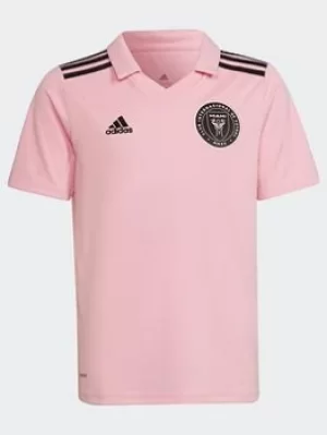 Image of adidas Inter Miami Cf 22/23 Home Jersey, Pink, Size 11-12 Years
