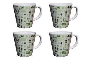 image of OLPRO Bewdley Melamine Mug Pack of 4