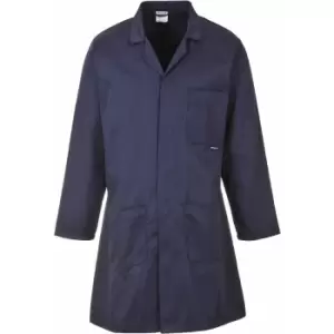 Image of 2852 - Navy Standard Lab Coat Jacket sz 3 xl Regular - Portwest