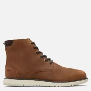 Image of TOMS Mens Hillside Water Resistant Lace Up Boots - Brown - UK 9