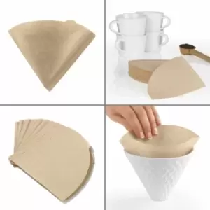 image of Coffee Filter Paper Cones (Set of 100) - Beem