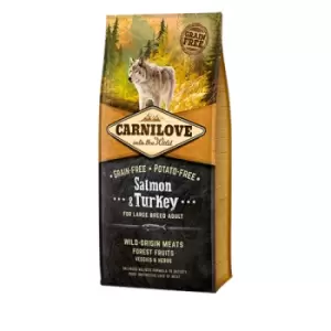 Carnilove Large Breed Adult Salmon and Turkey Dog Food 12kg